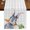 Gray Blue, variant on Table Runners 90 Inches Long Dress Scarves, Grey Bunny Easter Farmhouse Coffee/Dining/Kitchen Table Runner for Living Room, Rabbits Spring Botanical Black White Stripe 13x90 Inch