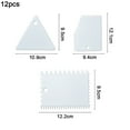thumbnail image 2 of Cake Scraper Smoother Tool Set, Cake Smoothing Cutter Plate Tool Combo, Cake Icing Scrapper, 2 of 5