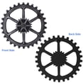 thumbnail image 2 of 1Pcs Roue d'Engrenage Steampunk Vintage Décoration Hexagonale Maison Noir Mdf 9.4 Pouces, 2 of 8