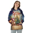 thumbnail image 4 of Merry Christmas Pitbull Santa Hat Xmas Tree Winter Holiday All Over Print 3D Hoodie Unisex Merch Hoodies Terrier Dog Lover - 01013, 4 of 6