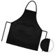 thumbnail image 2 of 18 Pack Delantal de Cocina Negro con 2 Bolsillos Delantal Antisuciedad Adecuado para Barbacoa Cocina Cocina Hornear Restaurante, 2 of 10