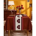 thumbnail image 2 of Newhomestyle Valentine's Day Love Heart Table Runner 13 x 72 inch Valentine Love Red Black Buffalo Plaid Heart Linen Table Runner Non-Slip Dresser Scarves, 2 of 9