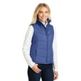 thumbnail image 4 of Port Authority Ladies Puffy Vest-XS (Mediterranean Blue/Black), 4 of 6