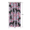 thumbnail image 5 of French Bulldog and Flower Shower Curtain 36"x72" ,Bathroom Decorative Shower Curtains Set with 12 Hooks,Modern Waterproof Washable Shower Curtain, 5 of 6