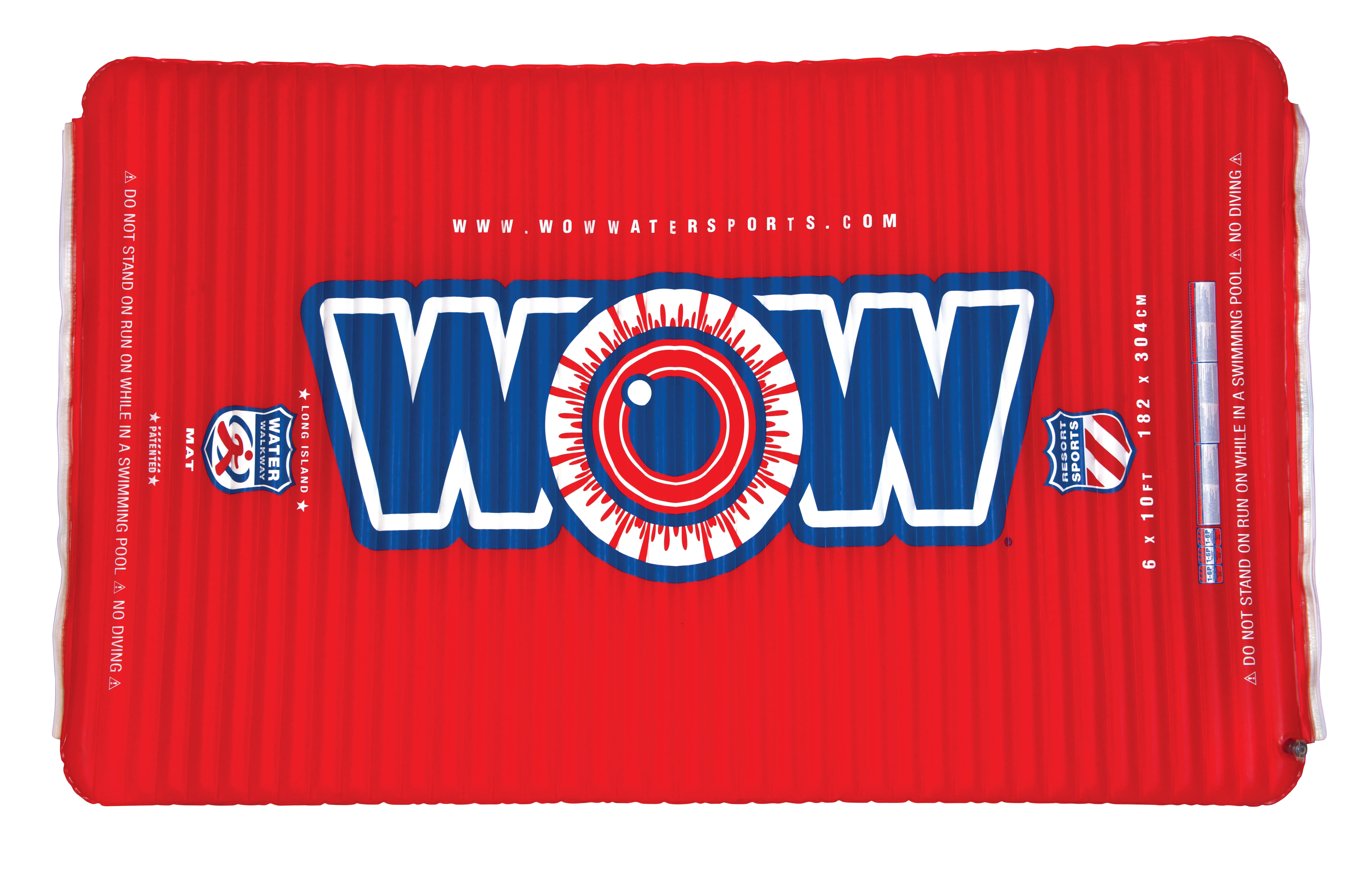 WOW SPORTS Water Walkway - Red, Lake & Pool Float