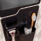 thumbnail image 3 of Espejo de ducha y organizador: soporte para cepillo de dientes y espejo antivaho Afortunado Sencillez, 3 of 5
