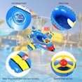 thumbnail image 2 of Anillo de natación Anillo de natación inflable para niños, lindo avión, piscina, flotador, anillo de natación, juguetes flotantes de PVC para niños y niñas Tomshoo Anillo de natación, 2 of 7