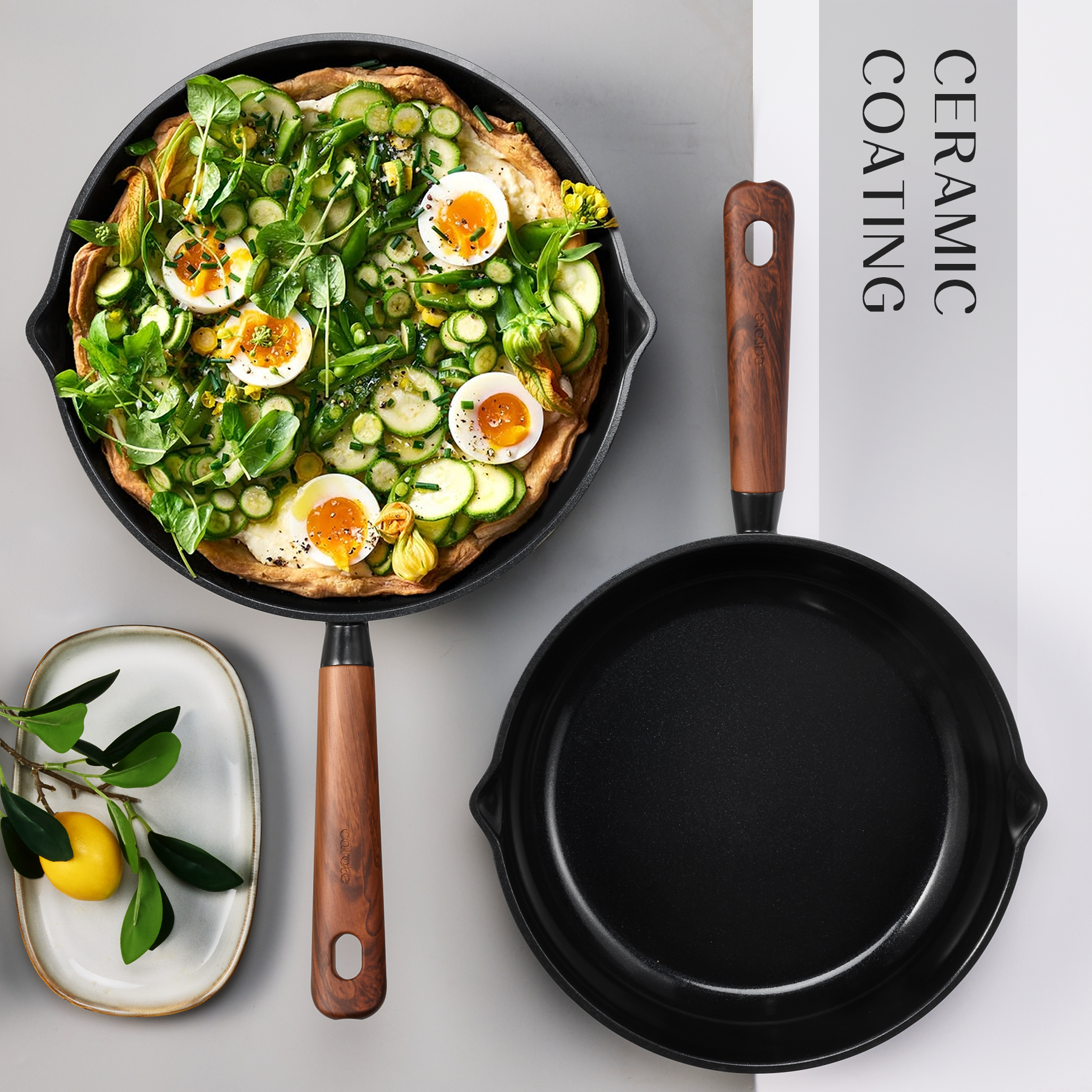 Carote 21-Piece Ceramic Nonstick Cookware Set, Induction Compatible photo 6