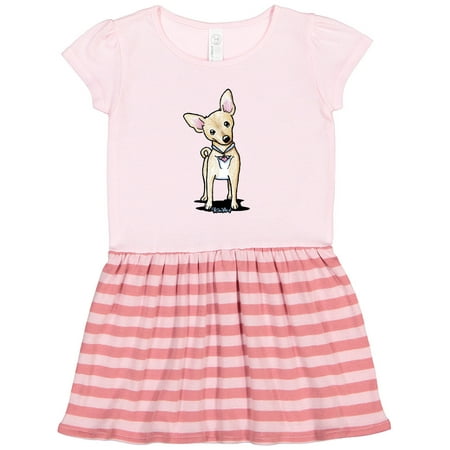 

Inktastic Curious Chihuahua Gift Toddler Girl Dress