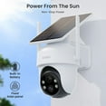 thumbnail image 5 of AOSU 2K/3MP Home Security Camera System, Solar Powered 2 Cam-Kit with Spotlight & AOSU Station, 360° View, No Monthly Fee, Auto Tracking, Color Night Vision, Easy Setup, 5GHz & 2.4GHz Wi-Fi, 5 of 9