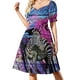 thumbnail image 1 of Vestido de manga corta Zebra Life, vestidos de noche de lujo 2025, vestido estilo coreano., 1 of 7