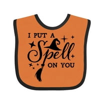 Inktastic I Put a Spell on You Halloween Magic Boys or Girls Baby Bib