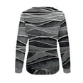 thumbnail image 4 of Babysbule Liquidation Hauts d'Automne pour Femmes T-Shirt Décontracté à Col Rond à Manches Longues pour Femmes Haut Ample Chandail, 4 of 5