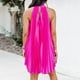 thumbnail image 5 of Mini vestido con cuello halter para mujer sin espalda sin mangas elegante para vacaciones Hugtrwg Para estrenar, 5 of 7