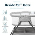 thumbnail image 5 of Baby Delight Beside Me Deluxe Bedside Infant Bassinet, Gray, 0-5 Months, JPMA Certified, 5 of 12