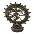 thumbnail image 2 of Ebros Hindu Shiva Nataraja Lord Of The Dance Cosmic Dancer God Statuette 9"H, 2 of 10