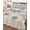 Beige, variant on Quilts Queen Size Bedding Set, Black Dandelion Reversible Summer Quilt 3 Pieces, Spring Country Modern Minimalist Flower Lightweight Bedspreads Coverlets with 2 Pillow Shams for All Seasons