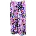 thumbnail image 1 of Up Past 8 Girls' Pajama Pants Fuzzy Plush Sleepwear Fun Pants, 1 of 1