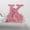 Pink, variant on White Floral Initial Wood Plaque