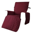 thumbnail image 1 of yuksok Housse de Fauteuil Inclinable Lavable Résistante Imperméable Housse de Sofa pour Bureau Maison Rouge, 1 of 9