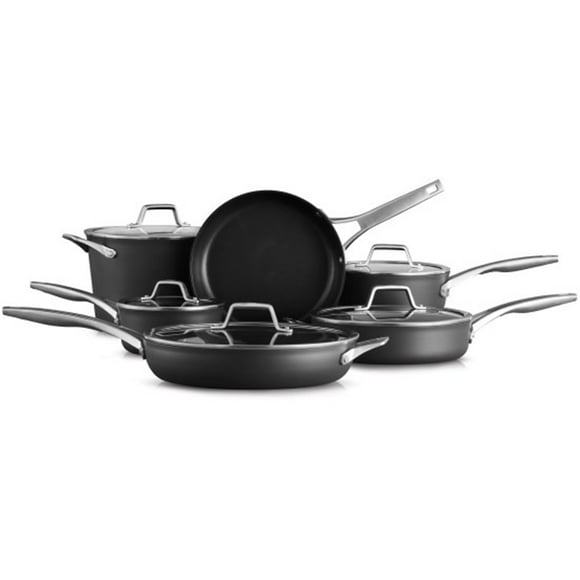 Calphalon Premier 11 Piece Hard Anodized Aluminum Nonstick Pots & Pans Set