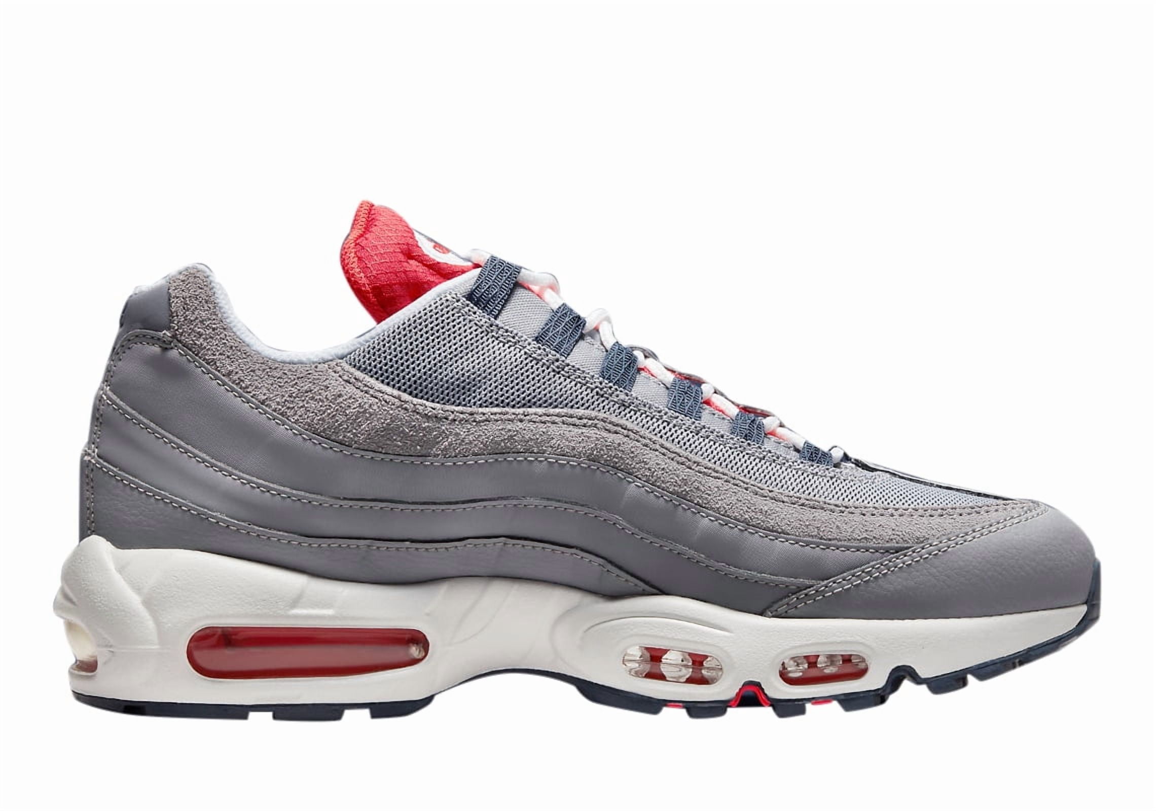 Men's Nike Air Max 95 Cement Grey/Thunder Blue (DB0250 001) - 7.5