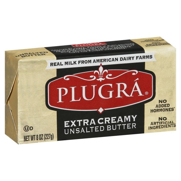 Plugra® Extra Creamy Unsalted Butter 8 oz. Pack