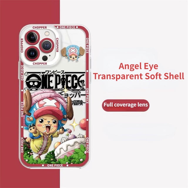 Carcasa De Teléfono Para Xiaomi 11 Lite 11T Pro POCO X3 M3 X4 M4 X5 GT NFC 5G Funda De Dibujos Animados Japón Clear Angel Eyes Anime One Piece Nica Luffy Zoro Chopper Nuevo Diseño Cubierta Suave