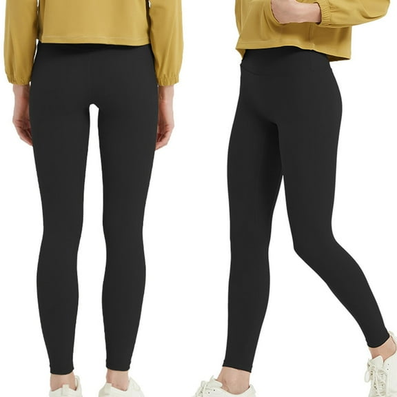 Leggings For Women Sevevn Women Solid Color Elastic High Waist Lift The Hip Close-Fitting Ventilate Running Yoga Pants