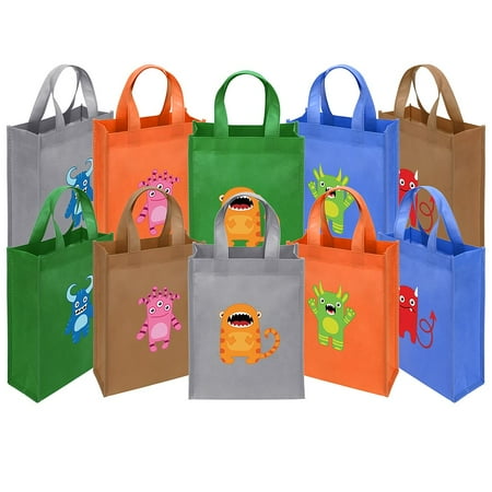 Ava Kings Fabric Tote Party Favor Goo Gift Bags For Candy Treats Toys Loot Birthdays Weddings Showers Easter Lunch Grocery