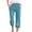 Sky Blue, variant on Utoimkio White Capri Leggings for Women Fashion Womens Casual Printing Elastic Loose Pants Straight Wide Leg Trousers With Pocket