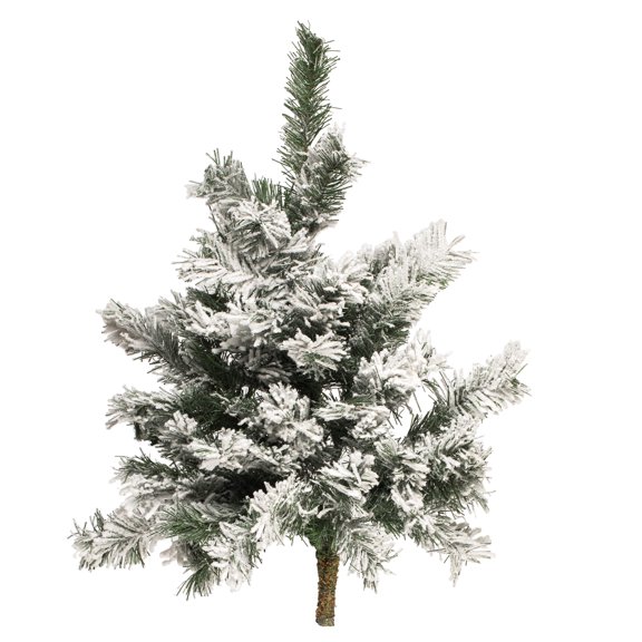 Vickerman 36" Flocked Alaskan Pine Artificial Christmas Door Swag, Unlit