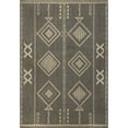 thumbnail image 2 of nuLOOM Aria Tribal Transitional Indoor/Outdoor Area Rug, 4' x 6', Charcoal, 2 of 2