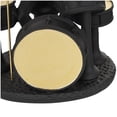 thumbnail image 5 of " x " Black Polystone Rock Band Musician Sculpture with Gold and Silver Accents, by DecMode (4 Count), 5 of 9