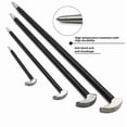 thumbnail image 4 of 12-Inch Heat-Treated Dual-End Pry Bar: Heavy-Duty Detachable Tool with Round & Flat Heads for Nail Removal, Automotive Repairs & Industrial Use – In-Stock for Immediate Fast Delivery, Single Unit, 4 of 6
