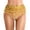 Gold, variant on Womens Swim Trunks Star Printed Waist Length Pleated Double Layered Triangle Beach Pants,Hot Pink,S