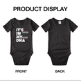 thumbnail image 3 of It's In My DNA Thai Flag Country Pride Cute Baby Bodysuits Newborn Clothes (Black, 6-12 Months), 3 of 5