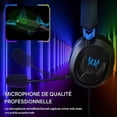 thumbnail image 2 of Wired Gaming Headset with Noise Canceling Microphone, LED Gaming Headphones, Surround Sound Over Ear Headphones for PS5 PS4 Xbox PC Laptop, 2 of 7