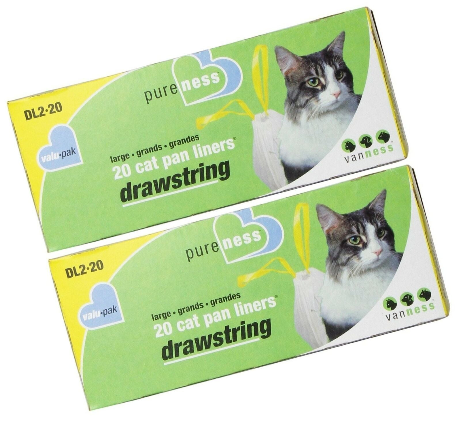 Pureness Large Drawstring Valu-Pak Cat Pan Liners, Extra Giant 4 Pack