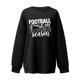 thumbnail image 2 of Gibobby Sudadera de mujer Sudaderas Camisa de Cuello Redondo Sólido de Manga Larga para Mujeres(Negro,XG), 2 of 3