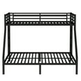thumbnail image 6 of Twin XL Over Queen Bunk Bed Frame, Heavy Duty Metal Bunk Beds with with 2 Side Ladders, Industrial Style Bunk Bed Twin XL Over Queen for Kids and Adults-Black, 6 of 7