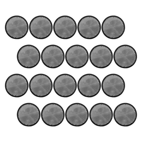 UPOUART 20Pcs Round Plastic Reflectors for Motorcycles Scooters Bicycles Safety