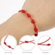 thumbnail image 5 of EeaseMX Pulsera trenzada de 6 piezas con nudo rojo, cadena ajustable para la muñeca., 5 of 7