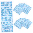 thumbnail image 4 of UPGRATOR 12 Sheets Sky-Blue PVC Alphabet Stickers Diy Crafts Decorative Letter Number Stickers for Home Use Office Use, 4 of 8