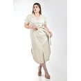 thumbnail image 4 of Vestido camisero de lino Roman Fashion /Tallas Extras 2107 (Arena) beige 38, 4 of 6
