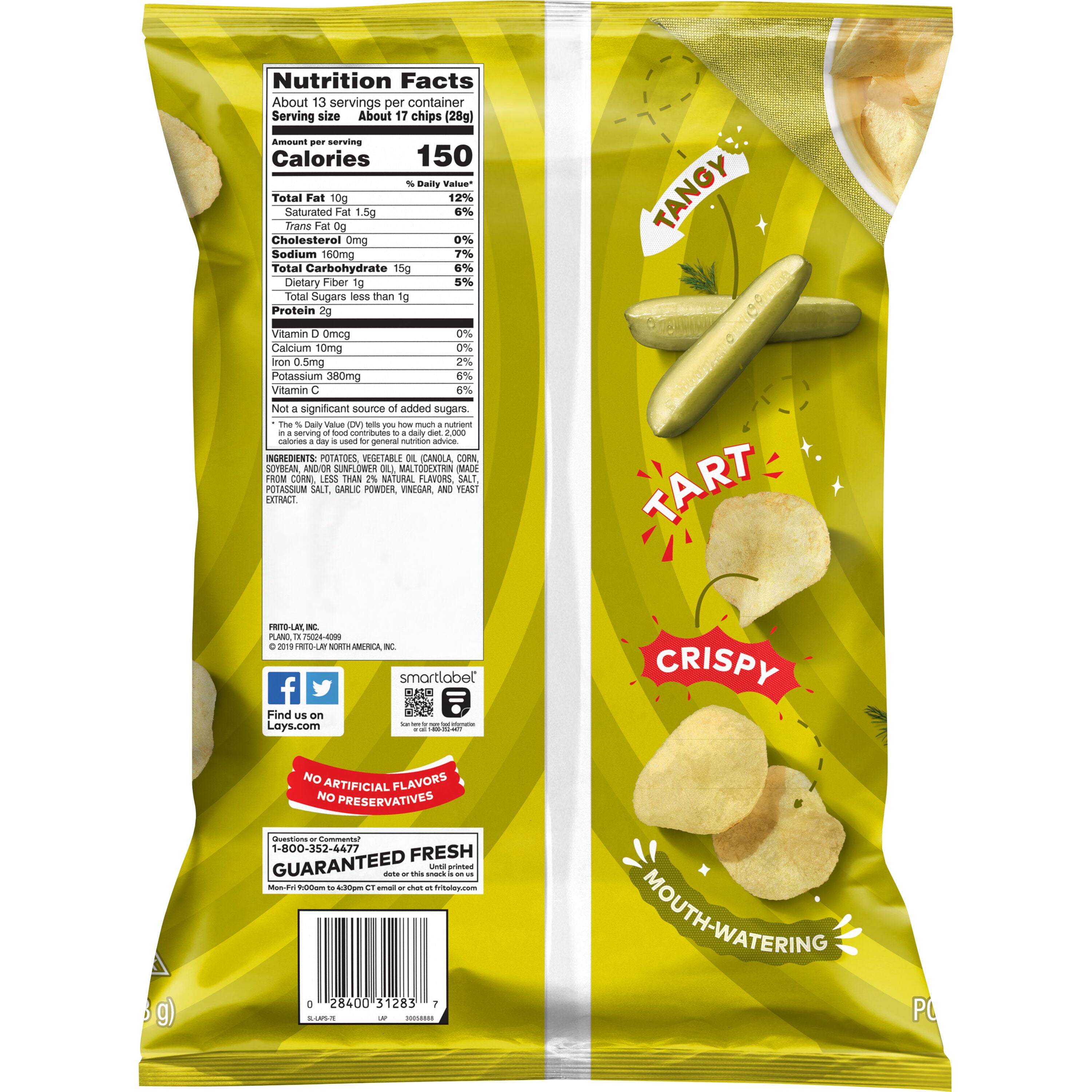 Lays dill cheap pickle chips