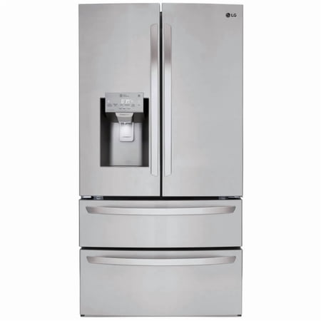 LG 28 Cu. ft. Smart Wi-Fi Enabled French Door Refrigerator  Stainless Steel (LMXS28626S)