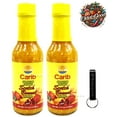 thumbnail image 2 of Carib Jamaican Crushed Scotch Bonnet Sauce 5 fl. oz (147ml) Pack of 2 Packaged w/ ODatzGood, 2 of 5