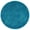 Heathered Deep Teal, variant on mDesign Microfiber Accent Rug Mat, 24" Diameter - Pure White