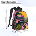 thumbnail image 3 of Fotbe Retro Futuristic Landscape Lightweight Casual Laptop Backpack for Men and Women, Daily use Waterproof backpack, Backpack for College, 3 of 7